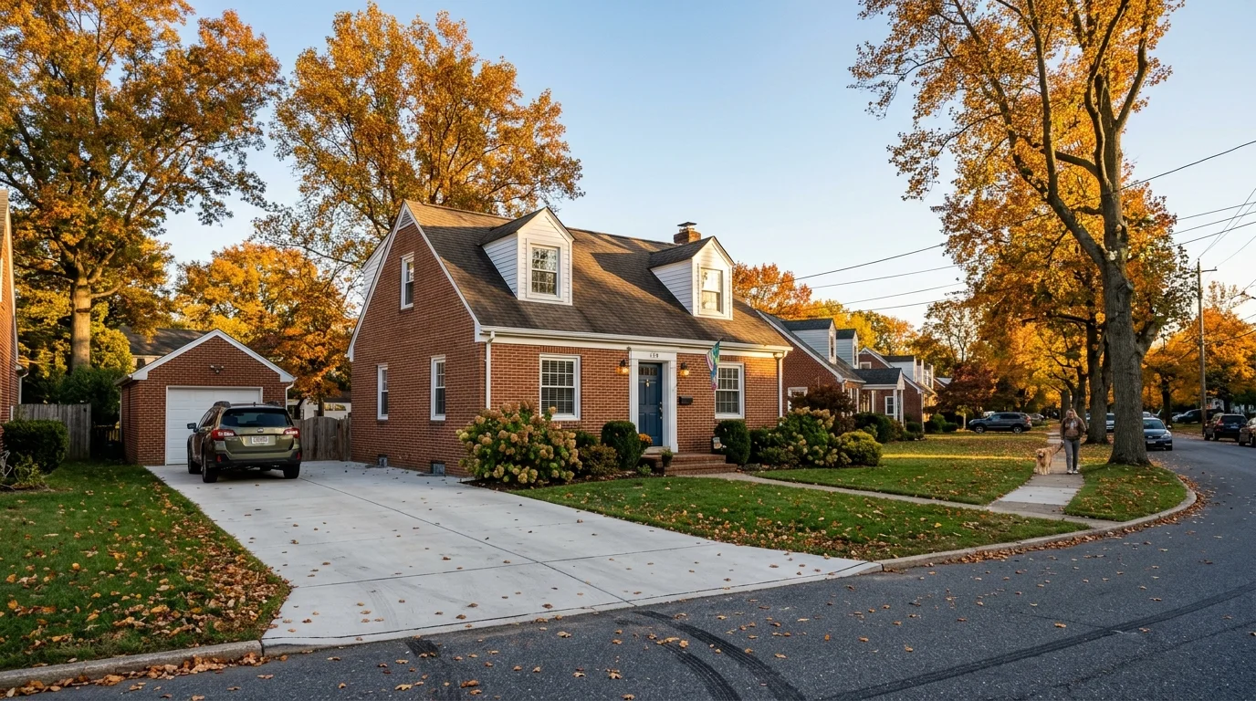Established mid-century Cape Cod and ranch houses in Newport and Prices Corner, Delaware